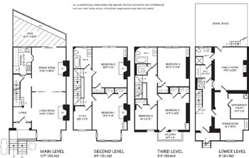 floorplan of row house